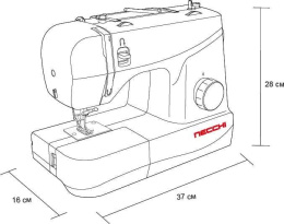 Швейная машина Necchi 3517 белый