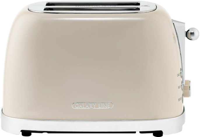 Тостер Galaxy Line GL 2918 900Вт кремовый