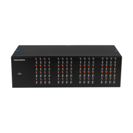 Управляемый USB over IP концентратор DistKontrolUSB-64 с 64 портами USB с 2 блоками питания, Ethernet 2 x 10/100/1000 Mb