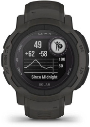 Смарт-часы Garmin Instinct 2 Solar,  45мм,  0.9",  черный