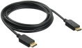 Кабель Display Port KINGPRICE KP-DP-v1.2-1.5m,  DisplayPort (m) (прямой) -  DisplayPort (m) (прямой),  GOLD ,  круглое,  1.5м,  черный