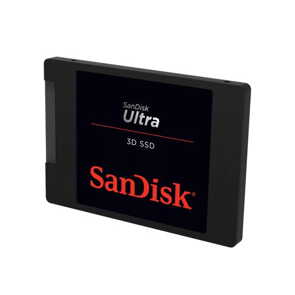 Твердотельный накопитель SanDisk Ultra 3D SSD 2,5” SATA 1Tb, TBW 400, SDSSDH3-1T00-G26, 1 year