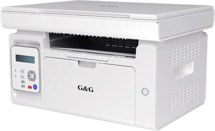 МФУ лазерный G&G M2022 A4 белый в комплекте: картридж + кабель USB A m - USB B m