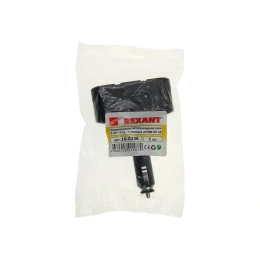 Разветвитель автоприкуривателя 2гн 1хUSB 5V 1 000mA REXANT 16-0238