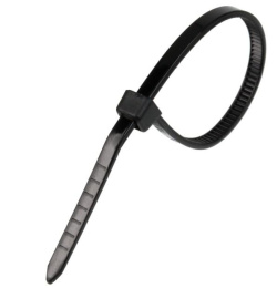 Стяжка хомут нейлоновая ExeGate CV66-250x3.6B нейлон 6.6, 250x3.6мм, неоткрывающаяся, halogen free, -40°C - +85°C, черная, 100 шт EX253853RUS