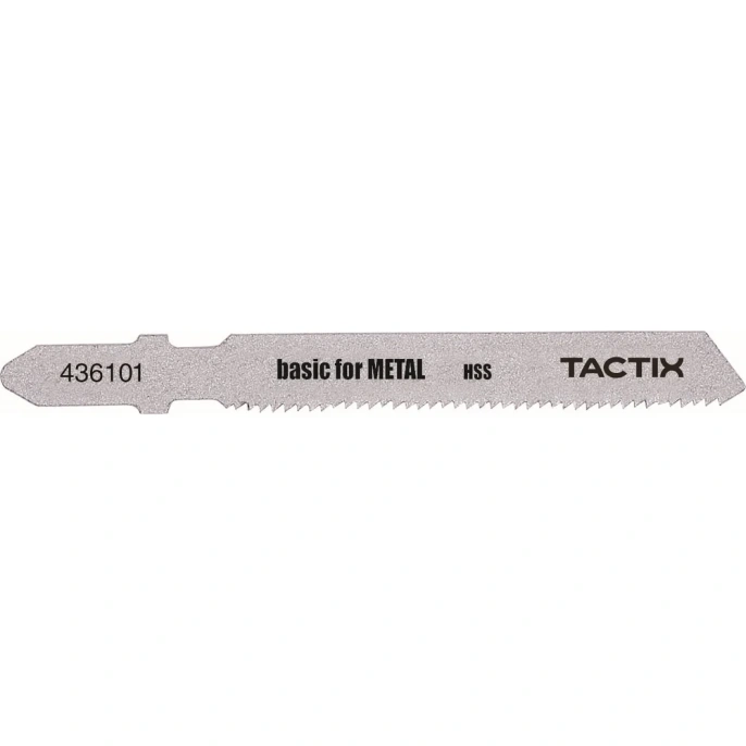 Пилка по металлу Т118A, 5 шт для электролобзика TACTIX 436101