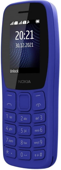 Сотовый телефон Nokia 105 DS TA-1416, синий