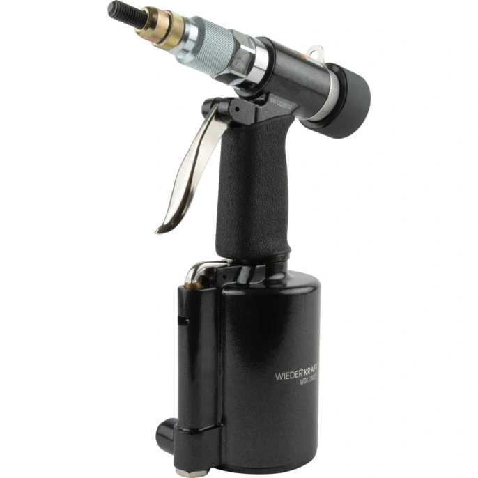 Пневмогидравлический заклепочник WIEDERKRAFT М4, М5, М6, М8, М10, усилие 13000 Н WDK-28120
