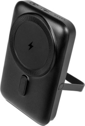 Внешний аккумулятор TTEC 2BB221S ReCharger Pro M 10000mAh 20W (черный) 10000 мА·ч (37 Вт·ч), выходы: 1 x 5V/9V/12V (3000 мА), быстрая зарядка, беспроводная зарядка, поддержка MagSafe, крепление на смартфон, подставка