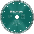 Диск алмазный отрезной турбо по бетону и кирпичу KRAFTOOL Turbo 180х22 мм 36682-180