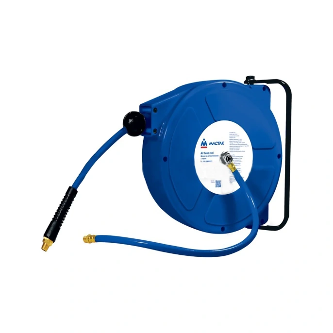 Шланг полиуретановый на автоматической катушке 8х12 мм, 8 м, резьба 1/4” МАСТАК 681-08008HR