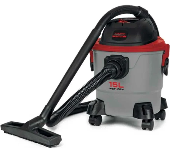 Пылесос промышленный CROWN CT42045, 1000 Вт, 15 л.