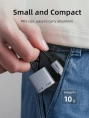 Адаптер CABLETIME CPA2G (CT-CMCC-AG) USB C на USB C Audio+USB C PD 60 Вт