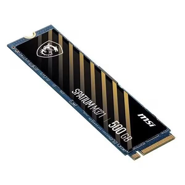 SSD накопитель MSI Spatium M371 500ГБ, M.2 2280, PCIe 3.0 x4,  NVMe,  M.2,  rtl [s78-440k160-p83]