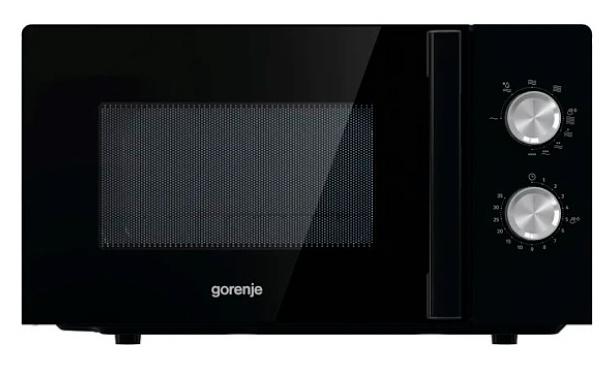 Микроволновая печь Gorenje MO20E2BH, 800Вт, 20л, черный
