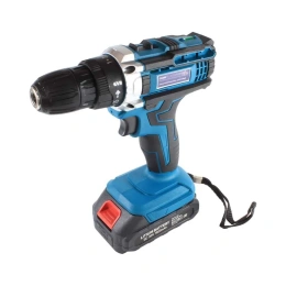 Аккумуляторная дрель-шуруповерт AktiTool CD20G SET (20 В, 2 аккум  1500 мАч, кейс, гибкий удлинитель, сверла, биты)  101209