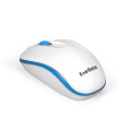 Беспроводная мышь ExeGate Professional Standard SR-9055W радиоканал 2,4 ГГц, USB, оптическая, 1200dpi, 3D, 3 кнопки и колесо прокрутки, белая, Color Box EX295308RUS