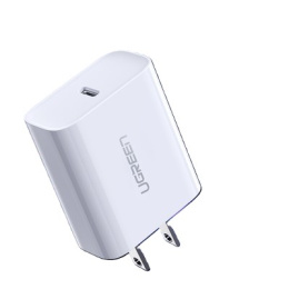 Сетевое зарядное устройство UGREEN X518 75623 18W USB GaN Fast Charger. Цвет: белый (75623_)