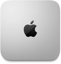 Компьютер Apple Mac mini A2686 Apple M2 8 core,  8ГБ, 256ГБ SSD, macOS,  серебристый [mmfj3hn/a]