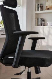 Кресло офисное компьютерное EVOLUTION ErgoLine 3 Black