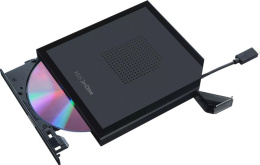 Оптический привод DVD-RW ASUS SDRW-08V1M-U/BLK/G/AS, внешний, USB Type-C, черный,  Ret