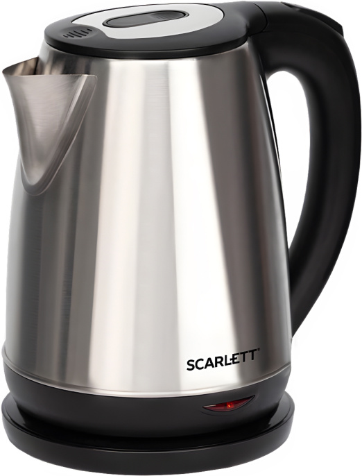Чайник электрический Scarlett SC-EK21S34, 1.8л, сталь