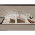 Кухонная мойка RIVELATO RIVELATO Мойка BERKANA 45 1-чаш 485*455, монтаж: универсальный, материал: кварц, цвет: темно-бежевый BK-45 beige scuro