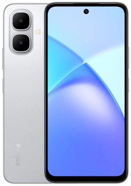 6.67" Смартфон INFINIX Smart 10 4/128Gb,  X6725D,  NFC,  IPS,  120Гц,  5000мAч,  серебристый титан