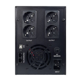 Источник бесперебойного питания SVC 3000ВА/1800Вт, Вых.разъёмы: 4 розетки Schuko, LCD-дисплей, Напольный V-3000-R-LCD