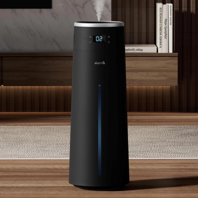 Увлажнитель воздуха ультразвуковой DEERMA DEM-F950W,  8л,  черный