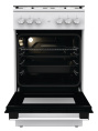 Плита Газовая Gorenje GGI5A21WH белый стеклянная крышка реш.сталь