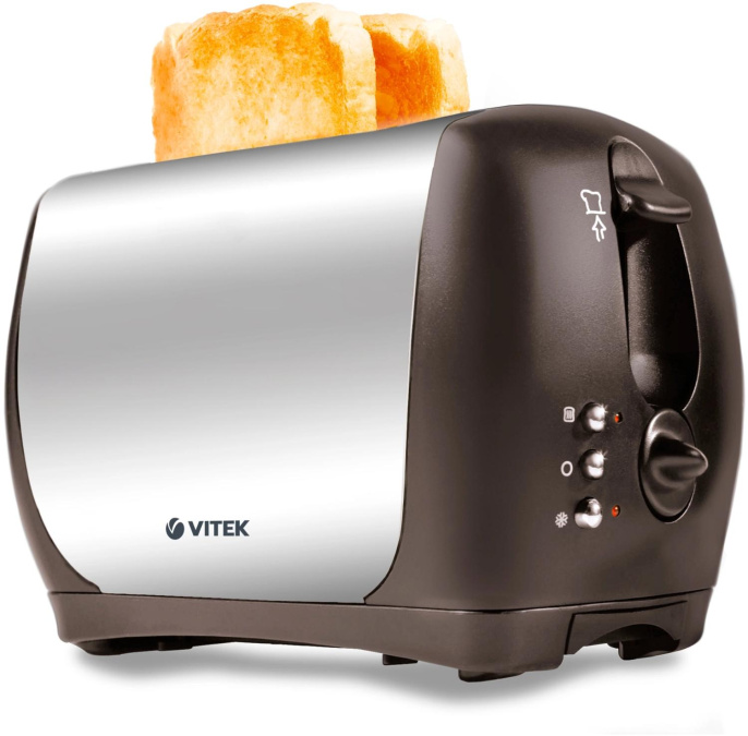 Тостер Vitek Illusion VT-1573,  черный