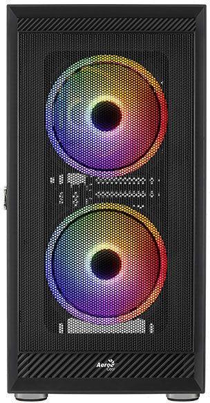 Корпус ATX Aerocool Graphite-G-BK-v2, Midi-Tower, без БП,  черный [accm-pb24033.11]