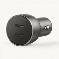 Автомобильное зарядное UGREEN CD213-70594, 2x USB-C; 50W Fast Charge, Выход USB-C 1 : 5V/3A, 9V/2A, 12V/1.5A 18W Max ; Выход USB-C 2 : 5V/3A, 9V/2A, 12V/1.5A 18W Max ; Поддержка PD3.0; Gray