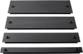 19" металлическая фальш-панель 1U, быстросъемная, черная, LANMASTER LAN-DC-TLMFP-1U