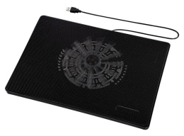 Подставка для ноутбука Hama Slim 00053067 15.6"335x236x30мм 33дБ 1x 160ммFAN 518г пластик черный