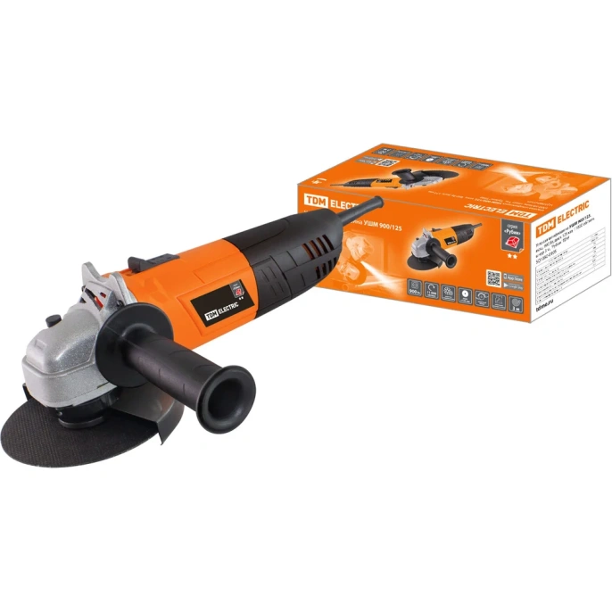 Угловая шлифмашина TDM ELECTRIC 900 Вт, диск 125 мм, 11000 об/мин Рубин SQ1080-0105