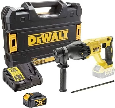 Перфоратор DeWalt DCH133M1-QW патрон:SDS-plus уд.:2.6Дж 18Вт аккум. (кейс в комплекте)