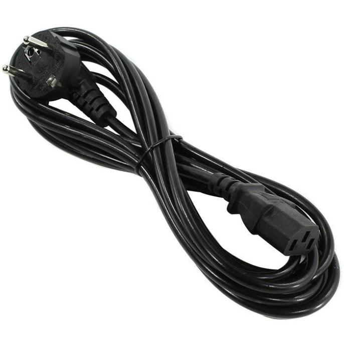 Aopen ACE021-1.8M Кабель компьютер-розетка 1.8метра 220V EURO VDE 3G*0,5mm2 [8495182274402]