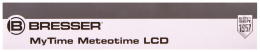 Метеостанция Bresser MyTime Meteotime LCD, серебристые