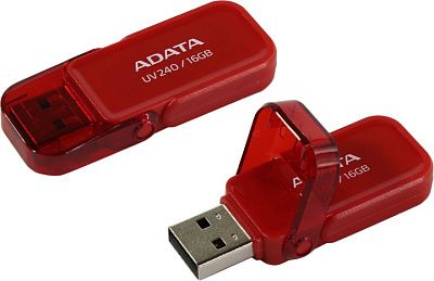 Накопитель A-DATA UV240 AUV240-16G-RRD USB2.0 Flash Drive 16Gb