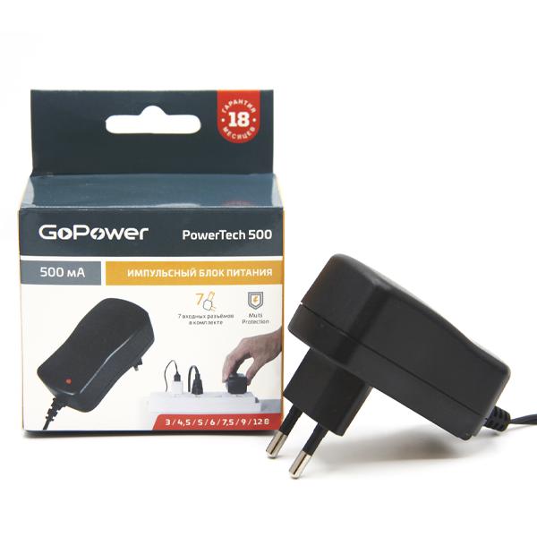 Блок питания GoPower PowerTech 500 универсальн. импульсный 1/100 (00-00015334)