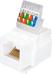Модуль Suprlan 10-0312-1 информ. KeystoneRJ45 1 кат.5E UTP бел.