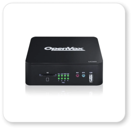 VOIP шлюз Openvox UC300-A00EM2 с функцией IP АТС Без модулей 300 регистраций, 150/100 соединений