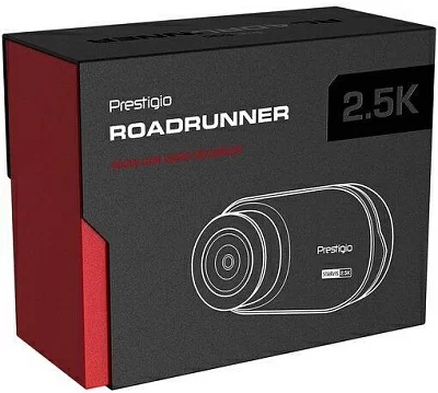 Видеорегистратор Prestigio RoadRunner 460W черный 5Mpix 1440x2560 1440p 140гр. Mstar SSC8629Q