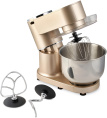 Миксер планетарный DOMFY DSC-KM301, 1200Вт, золотистый