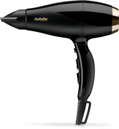 Фен BaByliss 6714E 2300 Вт, скаорость воздушного потока: 120 км/ч, 3 температурных режима/2 скорости, функция «Холодный воздух», 2 насадки-концентратор: 6х75 мм/6х90 мм, профессиональный шнур 2.8м