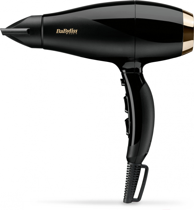 Фен BaByliss 6714E 2300 Вт, скаорость воздушного потока: 120 км/ч, 3 температурных режима/2 скорости, функция «Холодный воздух», 2 насадки-концентратор: 6х75 мм/6х90 мм, профессиональный шнур 2.8м