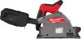 Циркулярная пила Milwaukee M18 FPS55-552P FUEL 4933478778 аккумуляторная, Li-Ion, 18 В, диаметр диска: 165 мм, скорость без нагрузки: 2500-5600 об/мин, 2 x M18 HB5.5 аккумулятора, M12-18 FC зарядное устройство в комплекте