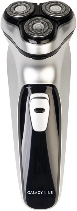 Бритва роторная Galaxy Line GL 4209 реж.эл.:3 питан.:аккум. серебристый